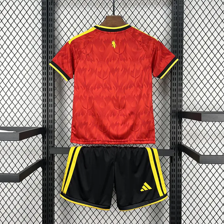 Kit Criança Bélgica World Cup 2026 Home Kit 2