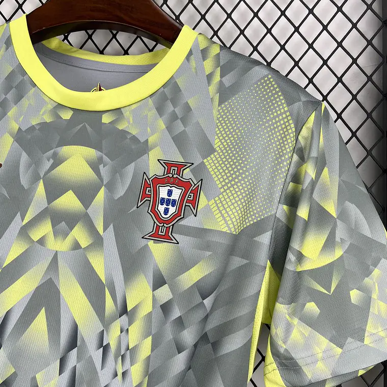 Portugal World Cup 2026 Goalkeeper Jersey - Grey - Sizes S to 4XL 4