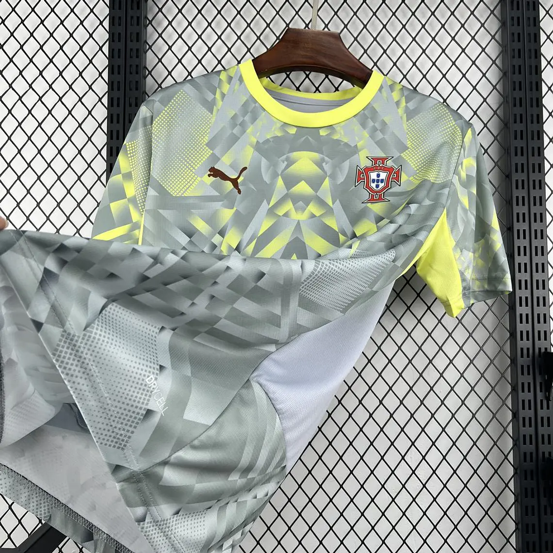 Portugal World Cup 2026 Goalkeeper Jersey - Grey - Sizes S to 4XL 3