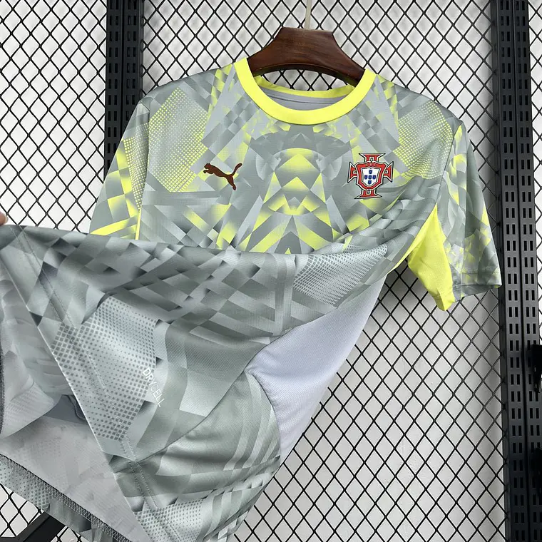 Portugal World Cup 2026 Goalkeeper Jersey - Grey - Sizes S to 4XL 3