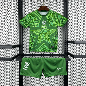 Kit Criança Brasil World Cup 2026 Goalkeeper