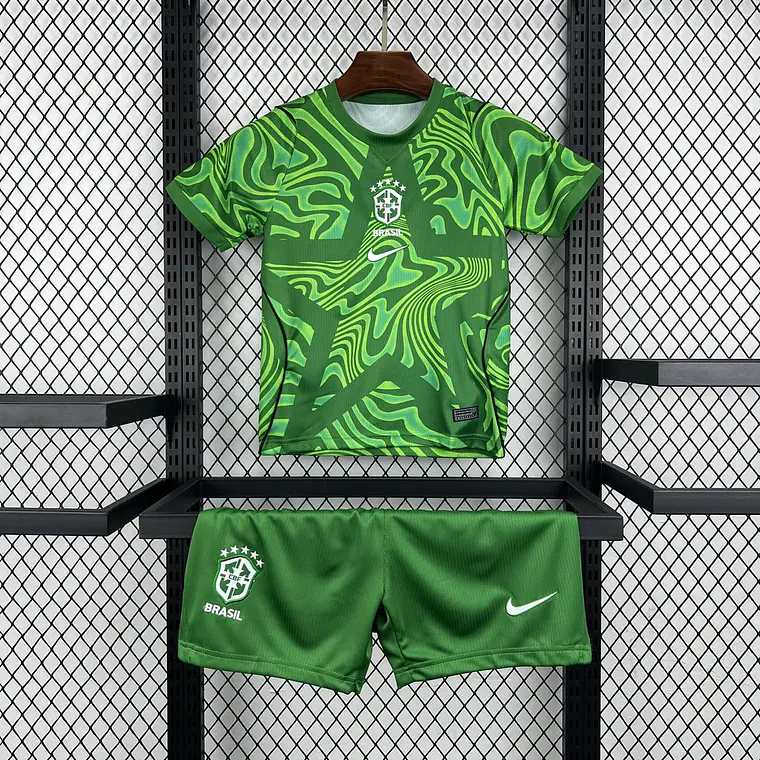 Kids' Kit Brazil World Cup 2026 Goalkeeper 1