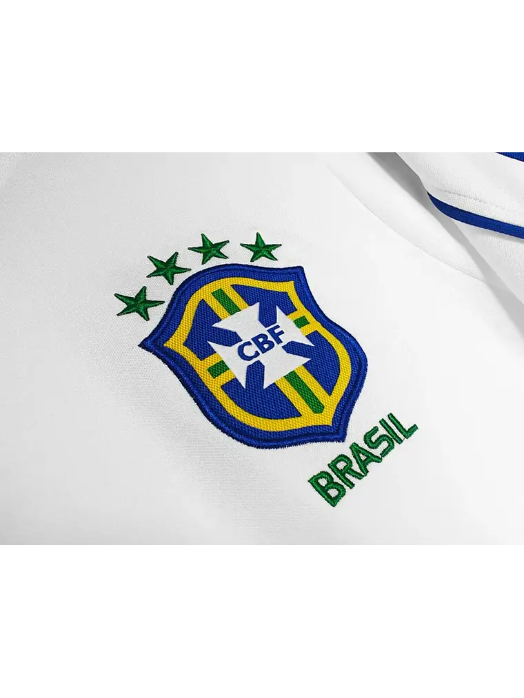 Camisa Retro de Manga Comprida do Brasil - Terceira Seleção 1998-2000 3