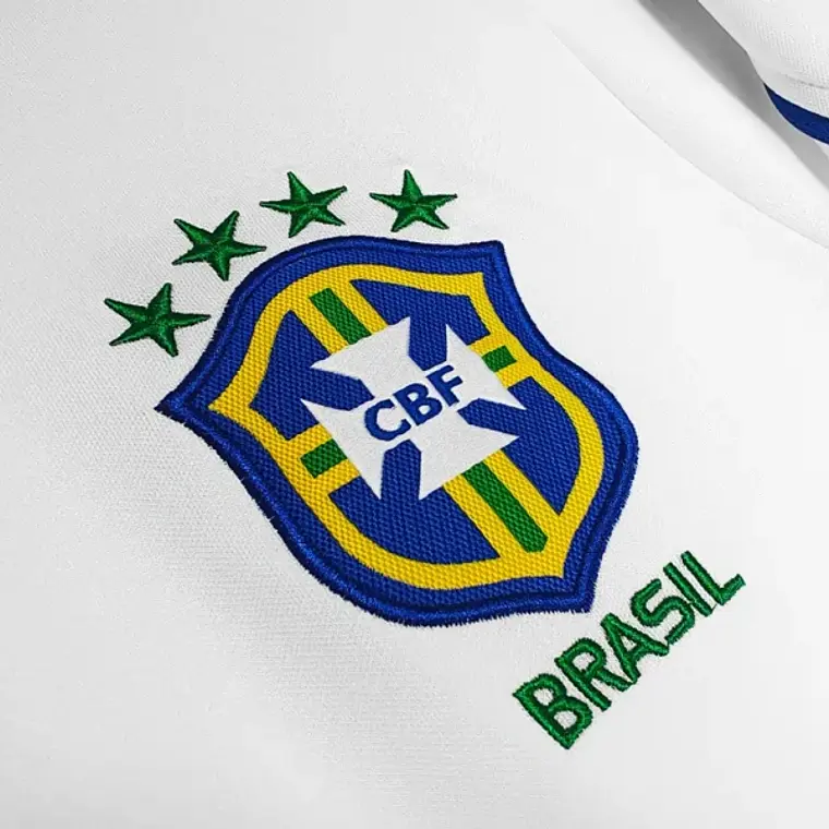 Camisa Retro de Manga Comprida do Brasil - Terceira Seleção 1998-2000 3