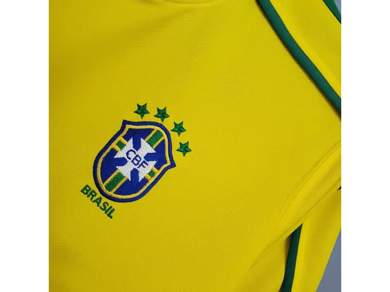 Camisa Retrô do Brasil para Jogos em Casa - Temporada 1998/2000 7