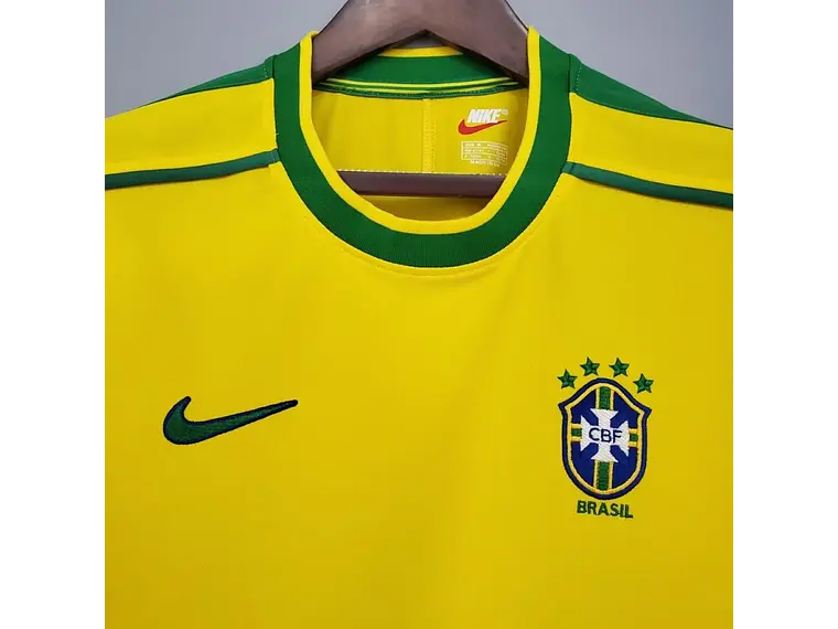 Camisa Retrô do Brasil para Jogos em Casa - Temporada 1998/2000 4