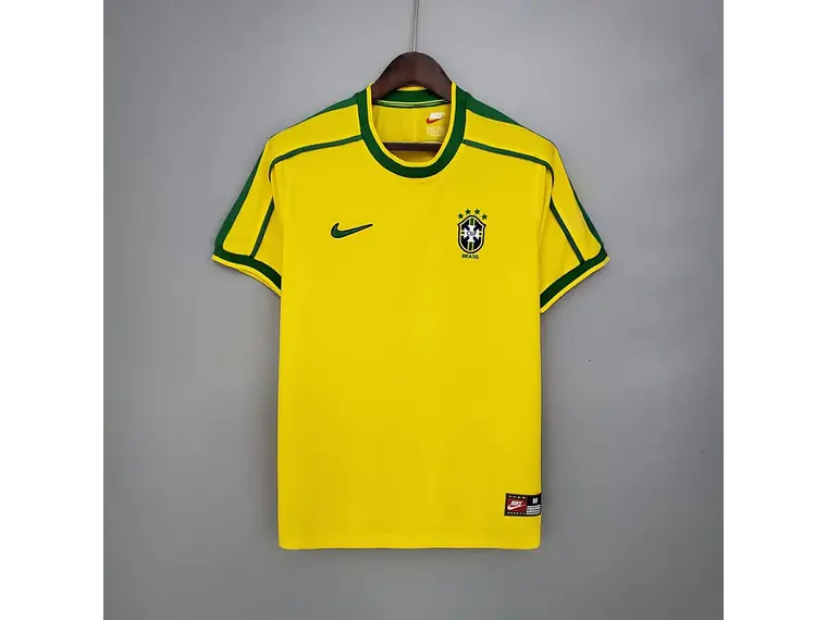 Camisa Retrô do Brasil para Jogos em Casa - Temporada 1998/2000 2