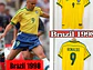 Camisa Retrô do Brasil para Jogos em Casa - Temporada 1998/2000 - vignette 1