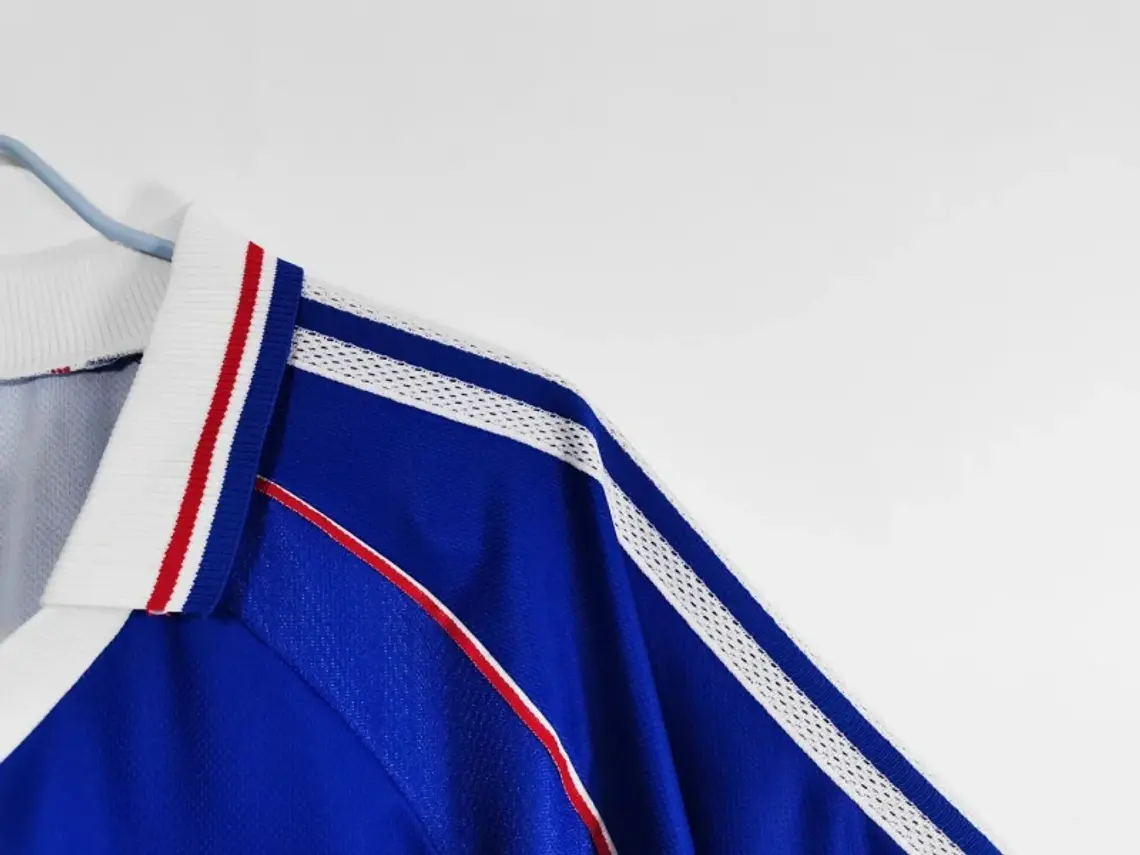 Camisa Retrô da França para a Copa do Mundo de 1998 - ZIDANE #10 - S ao 2XL 10