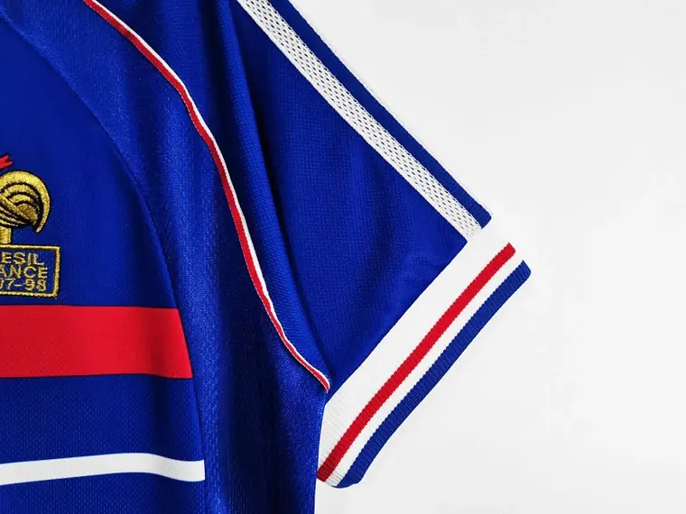 Camisa Retrô da França para a Copa do Mundo de 1998 - ZIDANE #10 - S ao 2XL 12