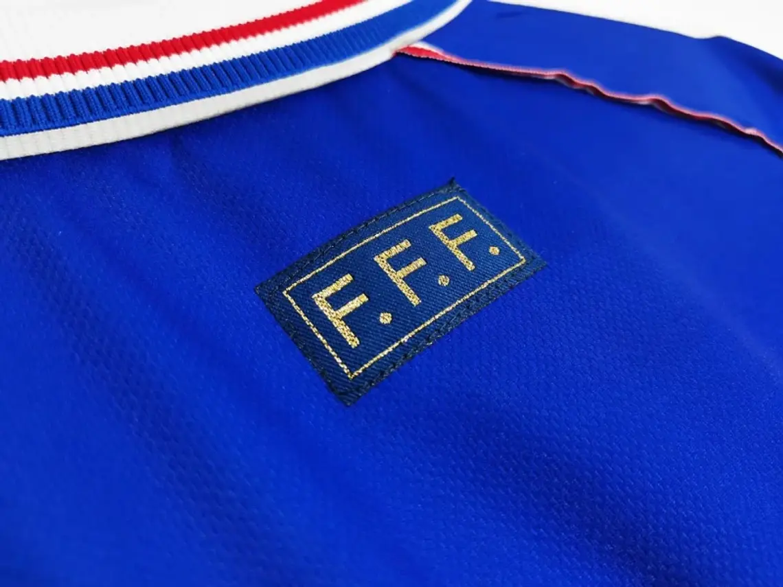 Camisa Retrô da França para a Copa do Mundo de 1998 - ZIDANE #10 - S ao 2XL 9