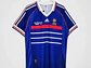 Camisa Retrô da França para a Copa do Mundo de 1998 - ZIDANE #10 - S ao 2XL - thumbnail 2