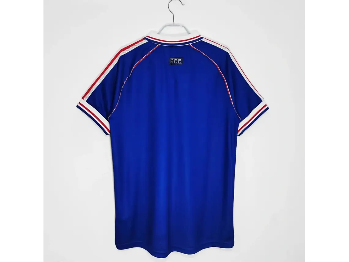 Camisa Retrô da França para a Copa do Mundo de 1998 - ZIDANE #10 - S ao 2XL 3