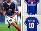 Camisa Retrô da França para a Copa do Mundo de 1998 - ZIDANE #10 - S ao 2XL - thumbnail 1