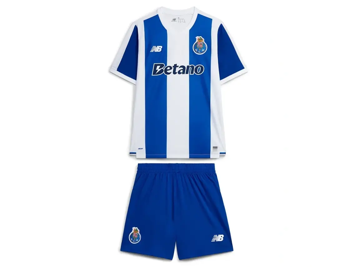 Uniforme Infantil Porto 26/27 - Camisa e Calção - 2 aos 13 anos 1
