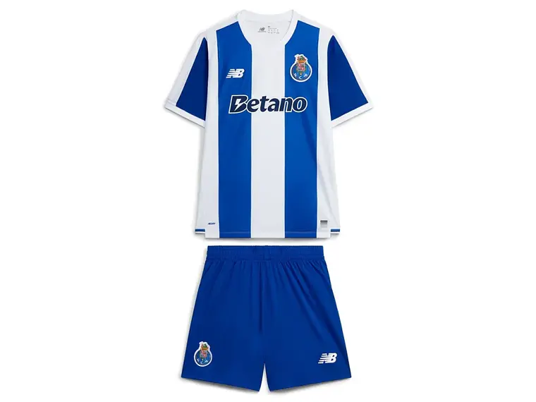 Uniforme Infantil Porto 26/27 - Camisa e Calção - 2 aos 13 anos 1