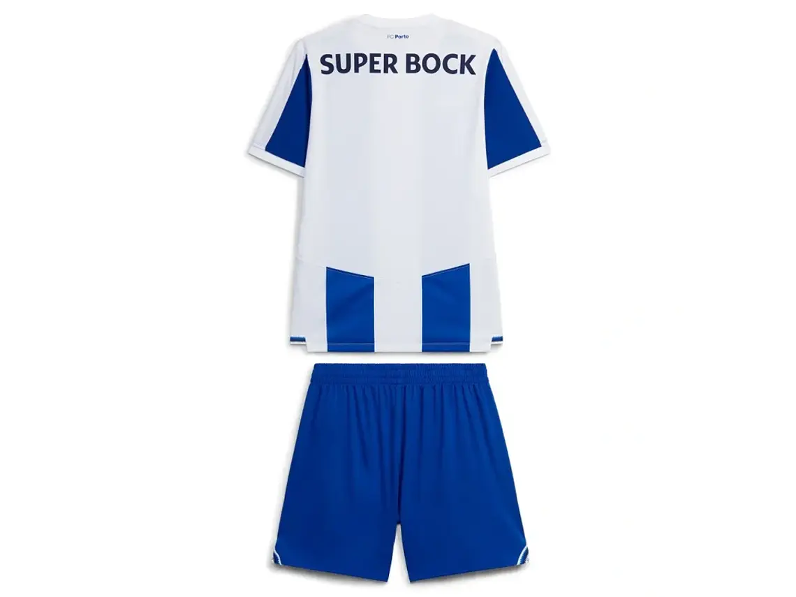 Uniforme Infantil Porto 26/27 - Camisa e Calção - 2 aos 13 anos 2
