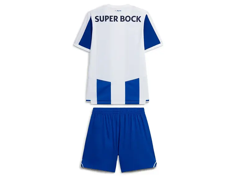 Uniforme Infantil Porto 26/27 - Camisa e Calção - 2 aos 13 anos 2