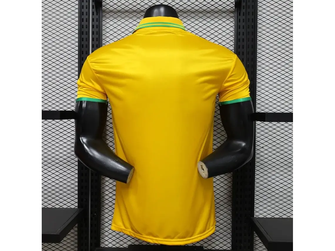 Camisa Brasil 2026 Lifestyler Edição Amarela/Branca/Azul - Nike x Jordan 2