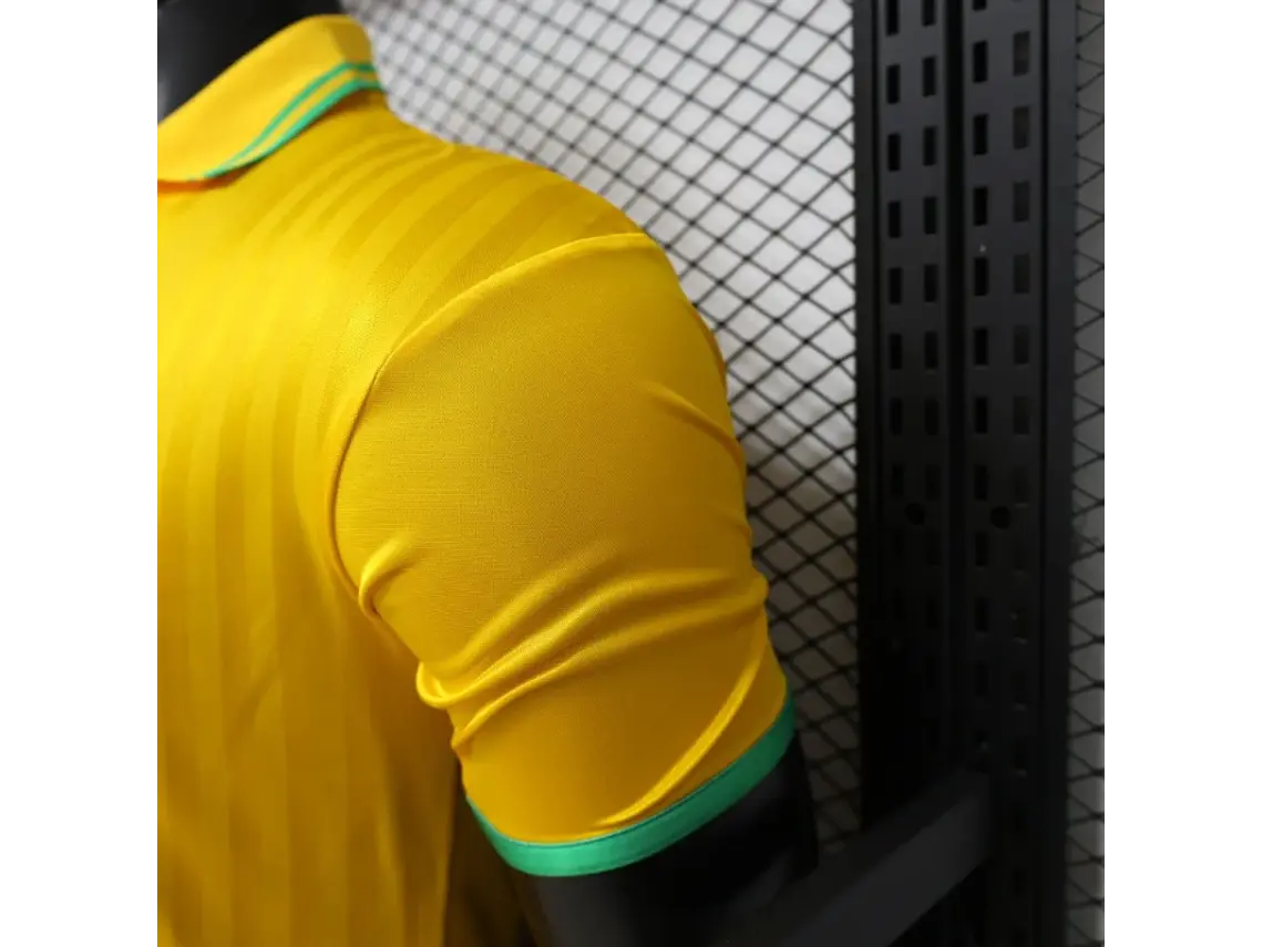 Camisa Brasil 2026 Lifestyler Edição Amarela/Branca/Azul - Nike x Jordan 6