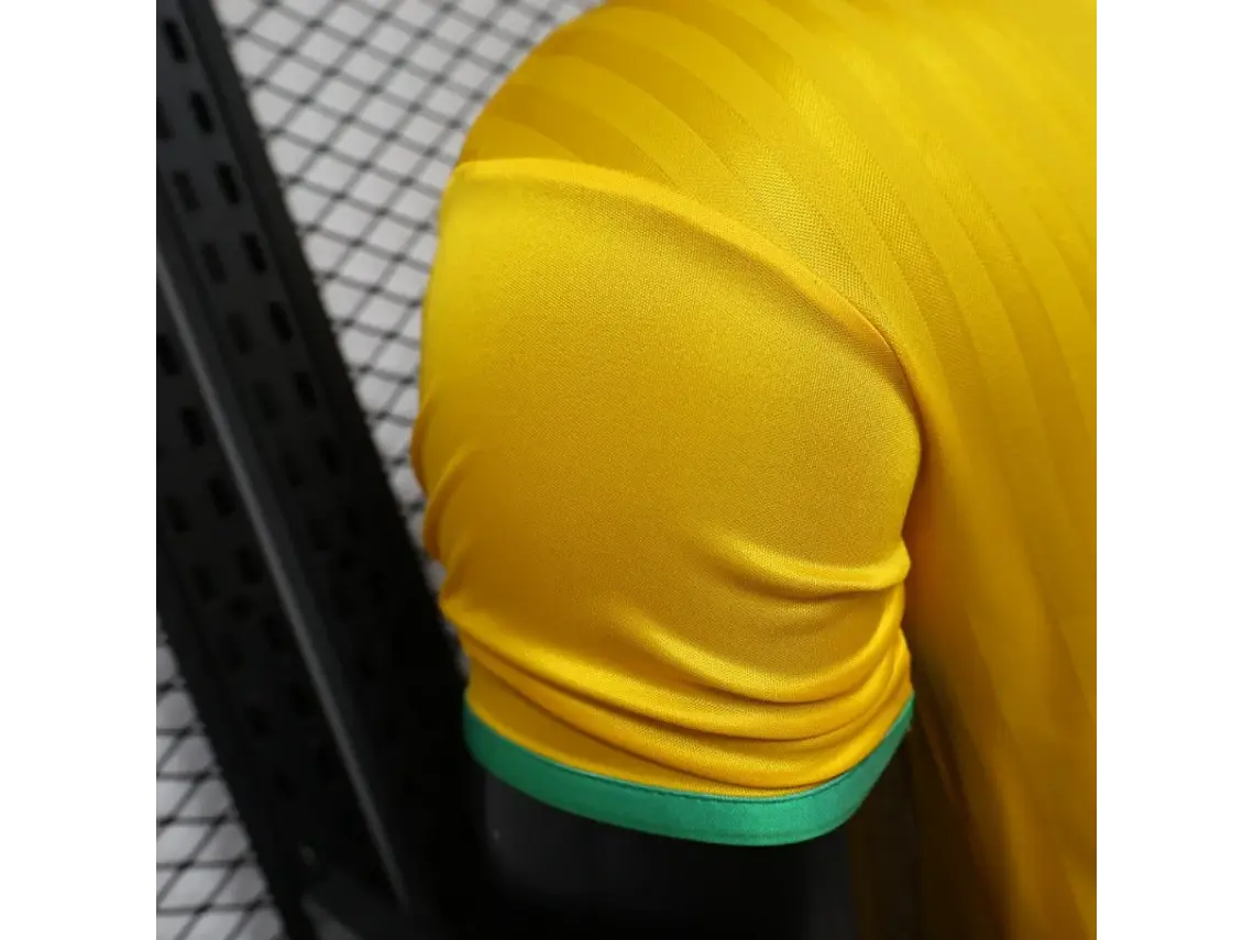Camisa Brasil 2026 Lifestyler Edição Amarela/Branca/Azul - Nike x Jordan 5