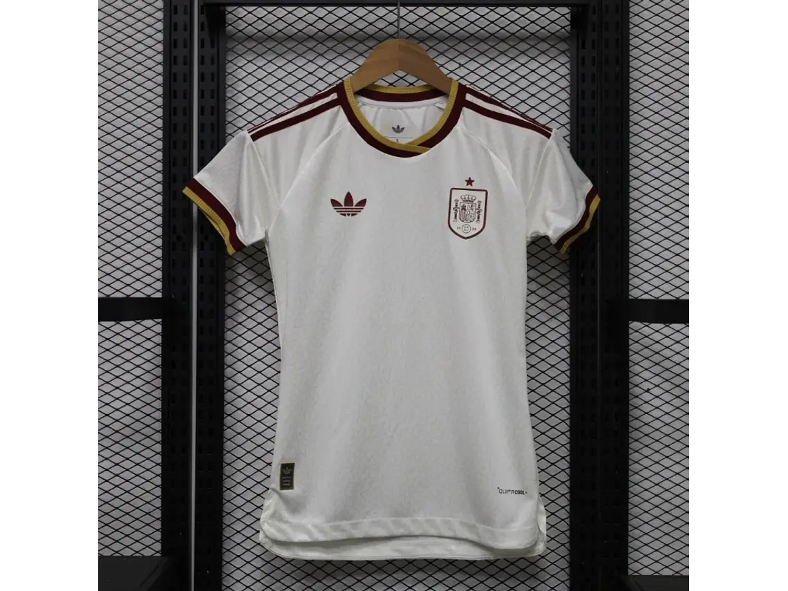 Camisa de Futebol Feminina da Espanha para a Temporada 2026 - Modelo Visitante 1