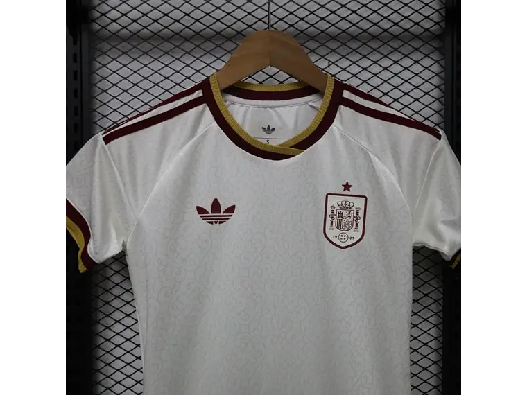 Camisa de Futebol Feminina da Espanha para a Temporada 2026 - Modelo Visitante 3