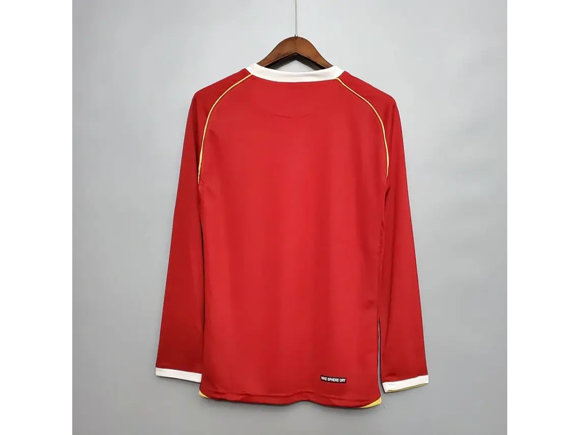 Camisa Retrô de Manga Comprida do Manchester United 2006/07 - RONALDO #7 2