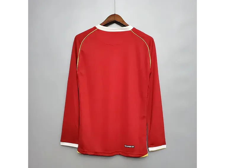Camisa Retrô de Manga Comprida do Manchester United 2006/07 - RONALDO #7 2