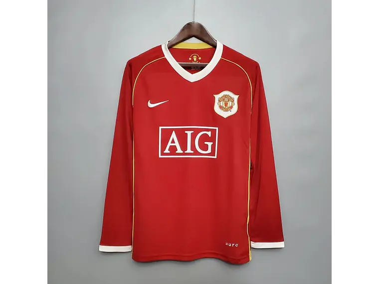 Camisa Retrô de Manga Comprida do Manchester United 2006/07 - RONALDO #7 3