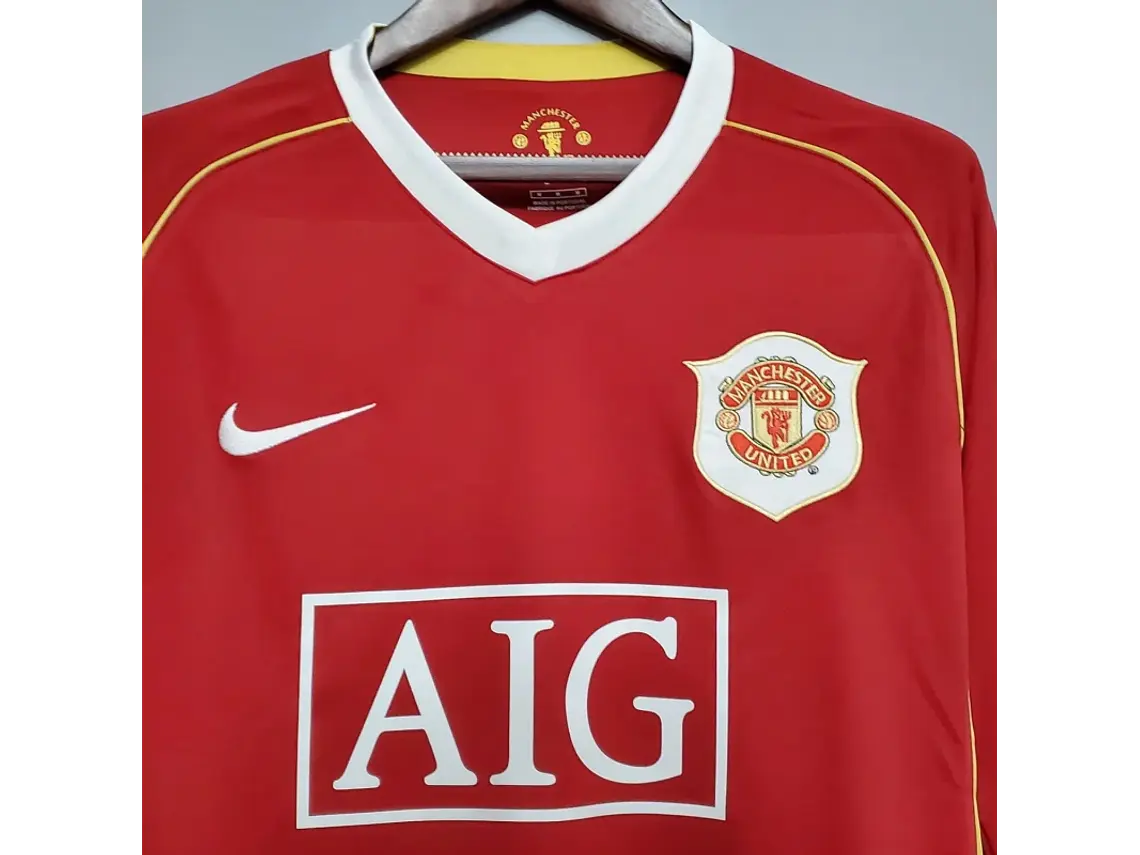 Camisa Retrô de Manga Comprida do Manchester United 2006/07 - RONALDO #7 6