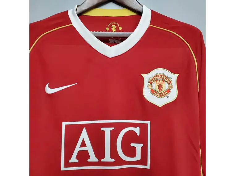 Camisa Retrô de Manga Comprida do Manchester United 2006/07 - RONALDO #7 6