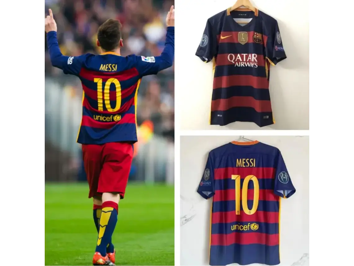 Camisa Retrô Home Barcelona 2015/2016 - MESSI #10 1
