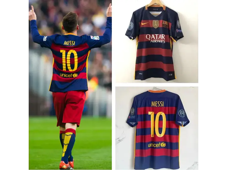 Camisa Retrô Home Barcelona 2015/2016 - MESSI #10 1