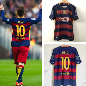 Camisa Retrô Home Barcelona 2015/2016 - MESSI #10