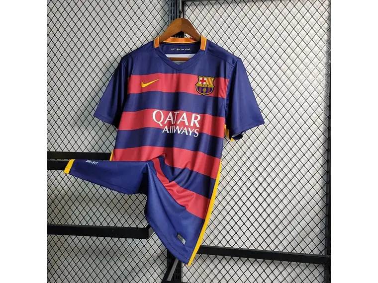 Camisa Retrô Home Barcelona 2015/2016 - MESSI #10 2