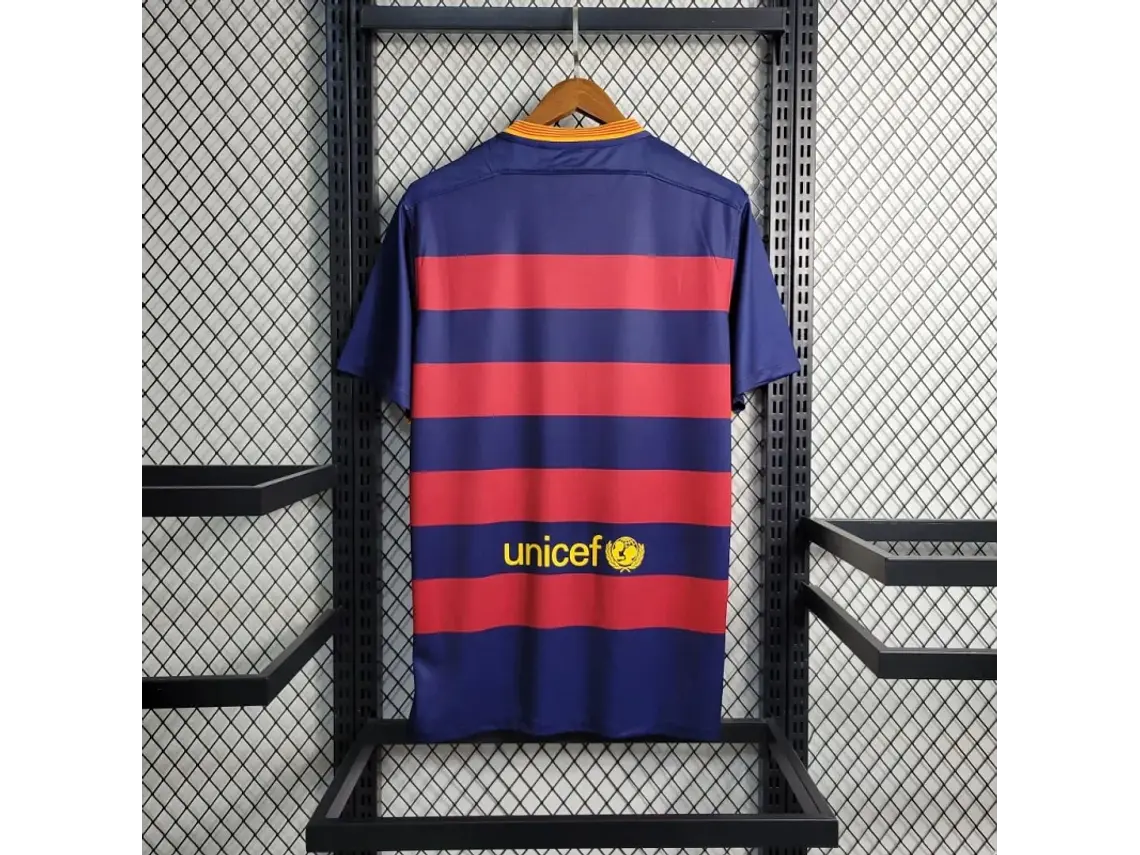 Camisa Retrô Home Barcelona 2015/2016 - MESSI #10 3