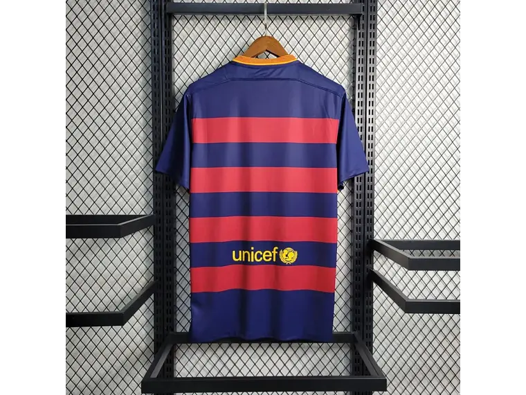 Camisa Retrô Home Barcelona 2015/2016 - MESSI #10 3