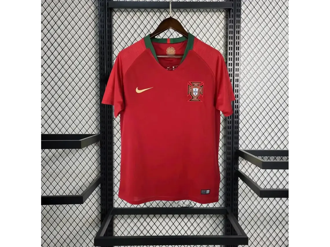 Camisa Retrô de Portugal para a Copa do Mundo de 2018 - Cristiano Ronaldo #7 2