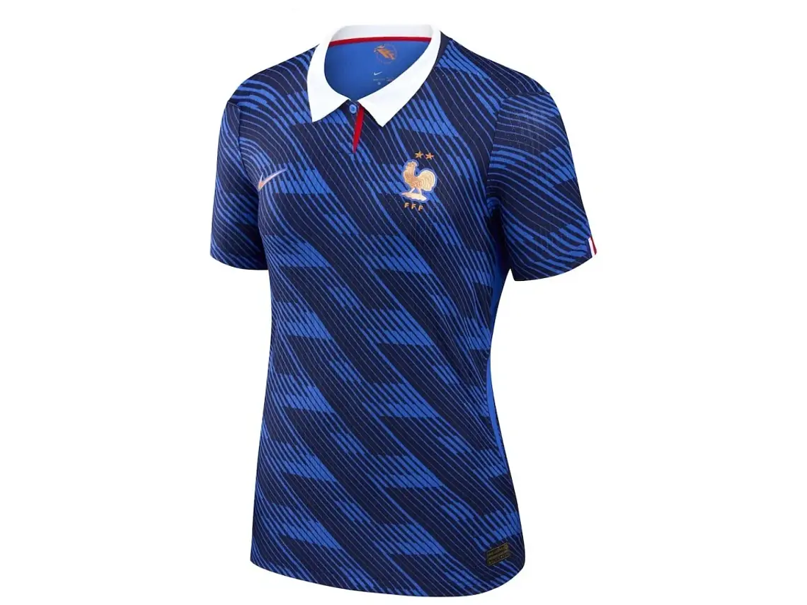 Camisa Feminina da França para a Temporada 2026 - Modelo Pro Fit 1