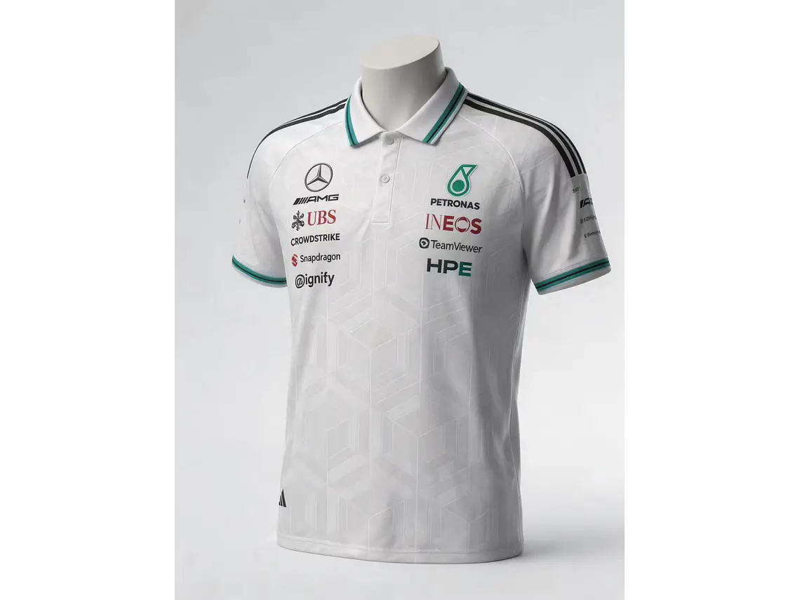 Polo Mercedes F1 2026 - Edição Oficial da Equipa 7