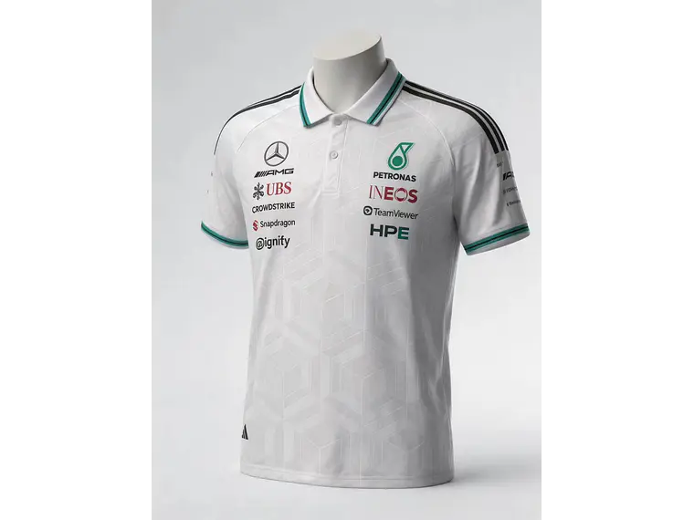 Polo Mercedes F1 2026 - Edição Oficial da Equipa 7