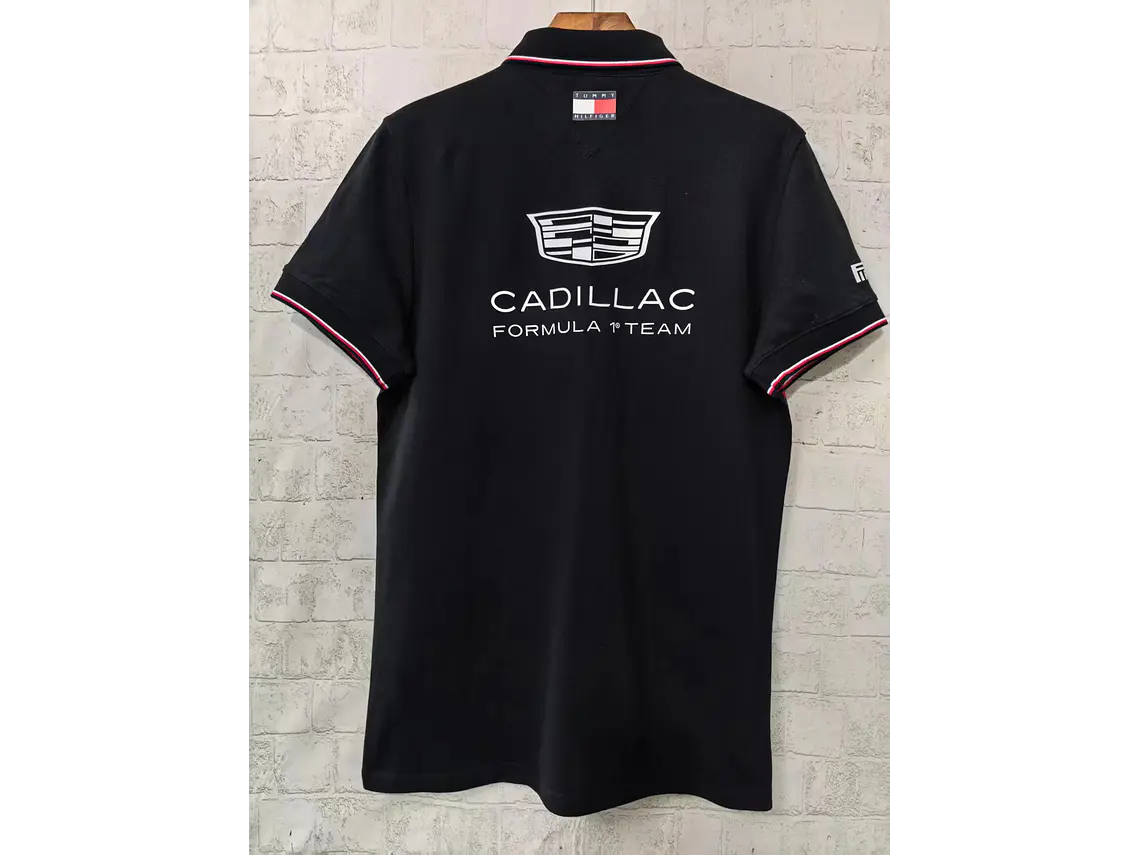 Polo Cadillac F1 Team 2026 - Edição Oficial Tommy Hilfiger 3