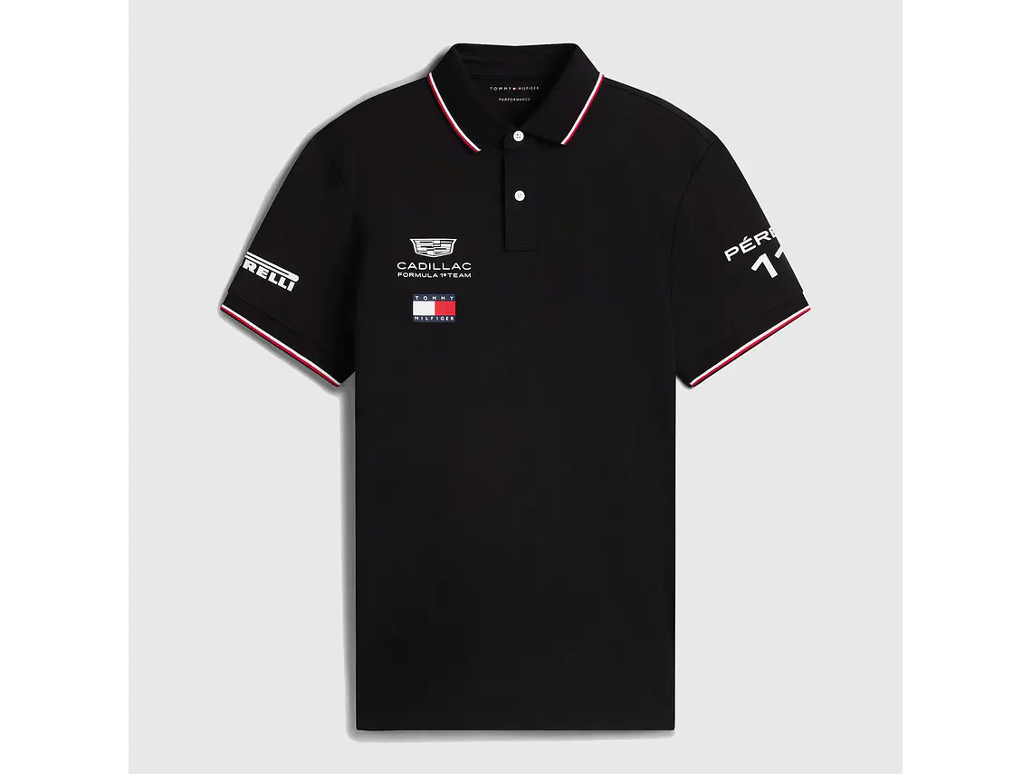 Polo Cadillac F1 Team 2026 - Edição Oficial Tommy Hilfiger 1
