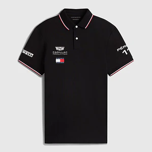 Polo Cadillac F1 Team 2026 - Edição Oficial Tommy Hilfiger