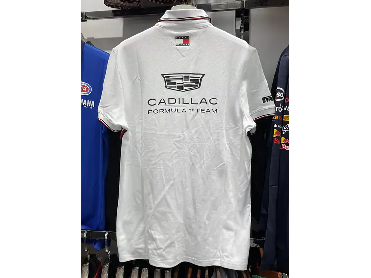 Polo Cadillac F1 Team 2026 - Edição Oficial Tommy Hilfiger 8