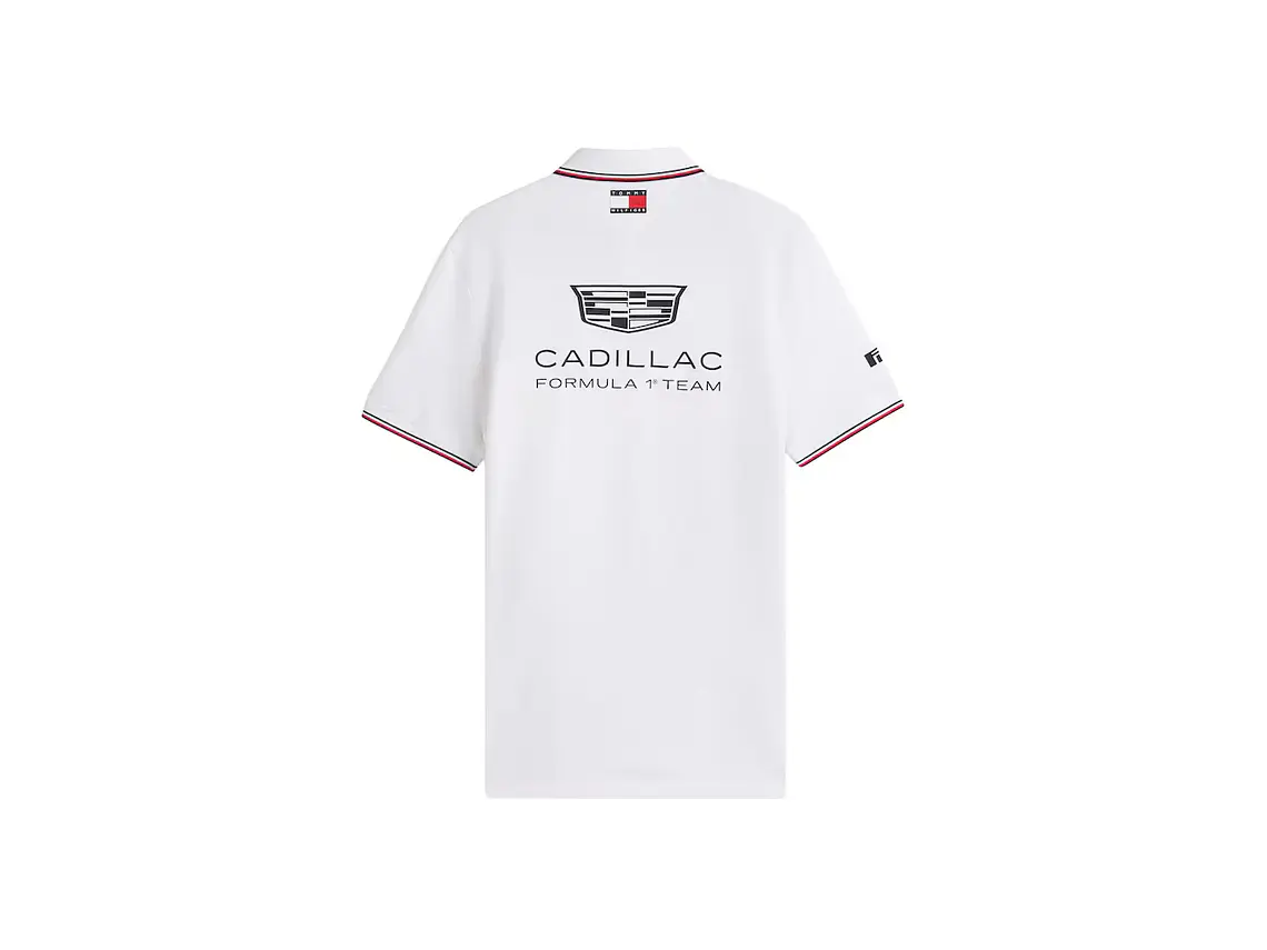 Polo Cadillac F1 Team 2026 - Edição Oficial Tommy Hilfiger 10