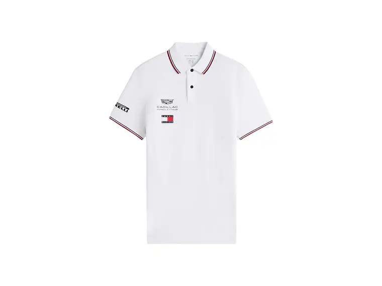 Polo Cadillac F1 Team 2026 - Edição Oficial Tommy Hilfiger 11