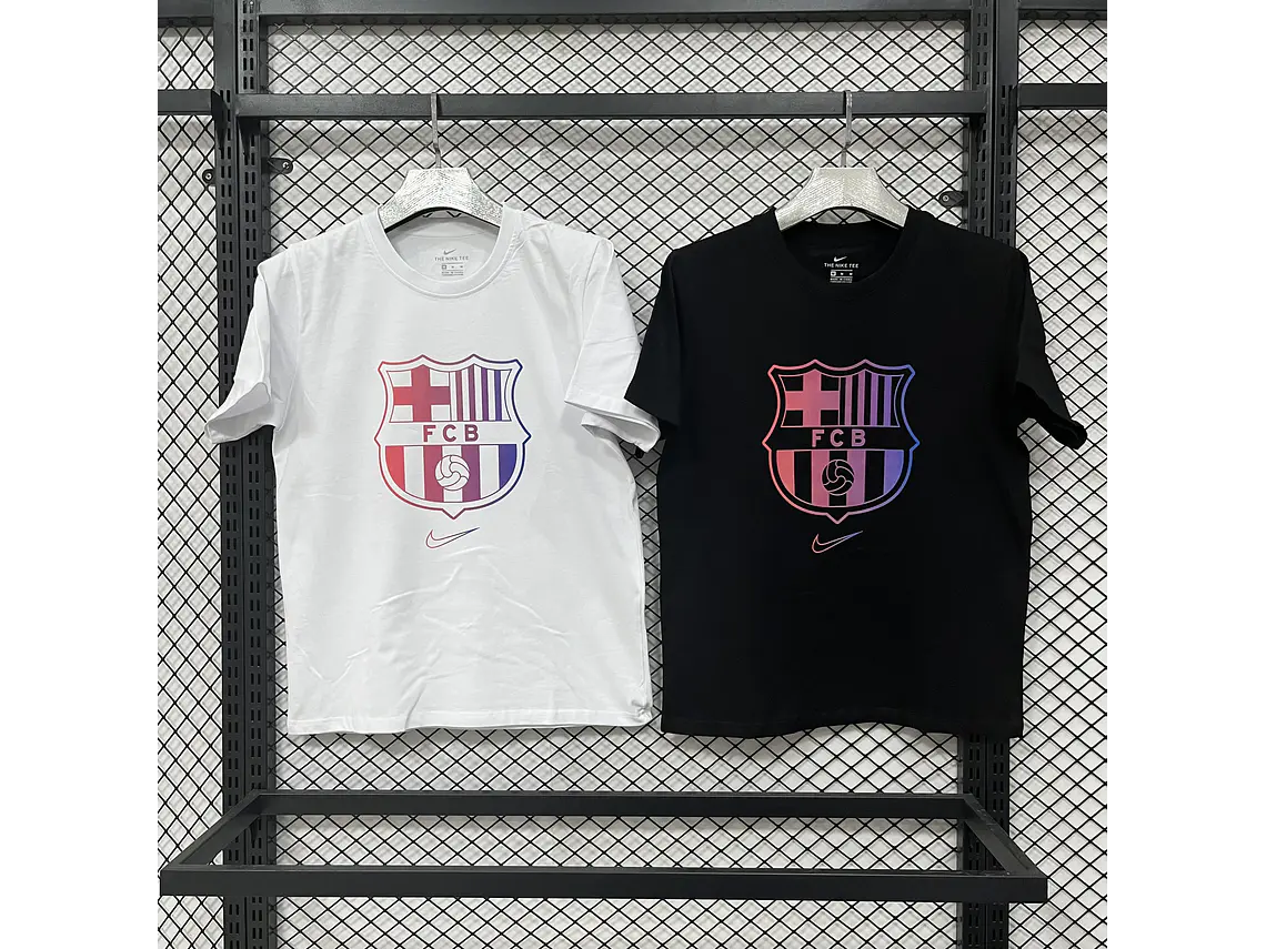 T-shirt Casual Nike Barcelona - Estilo e Paixão Culé 1