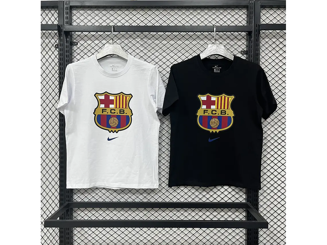 T-shirt Casual Nike Barcelona - Estilo e Paixão Culé  1